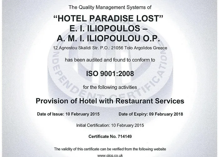 Apart Otel Paradise Lost